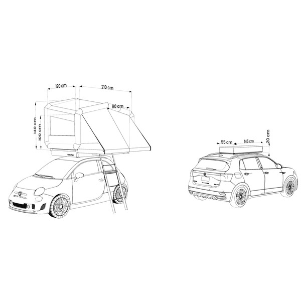GT ROOF MINI - Dachzelt