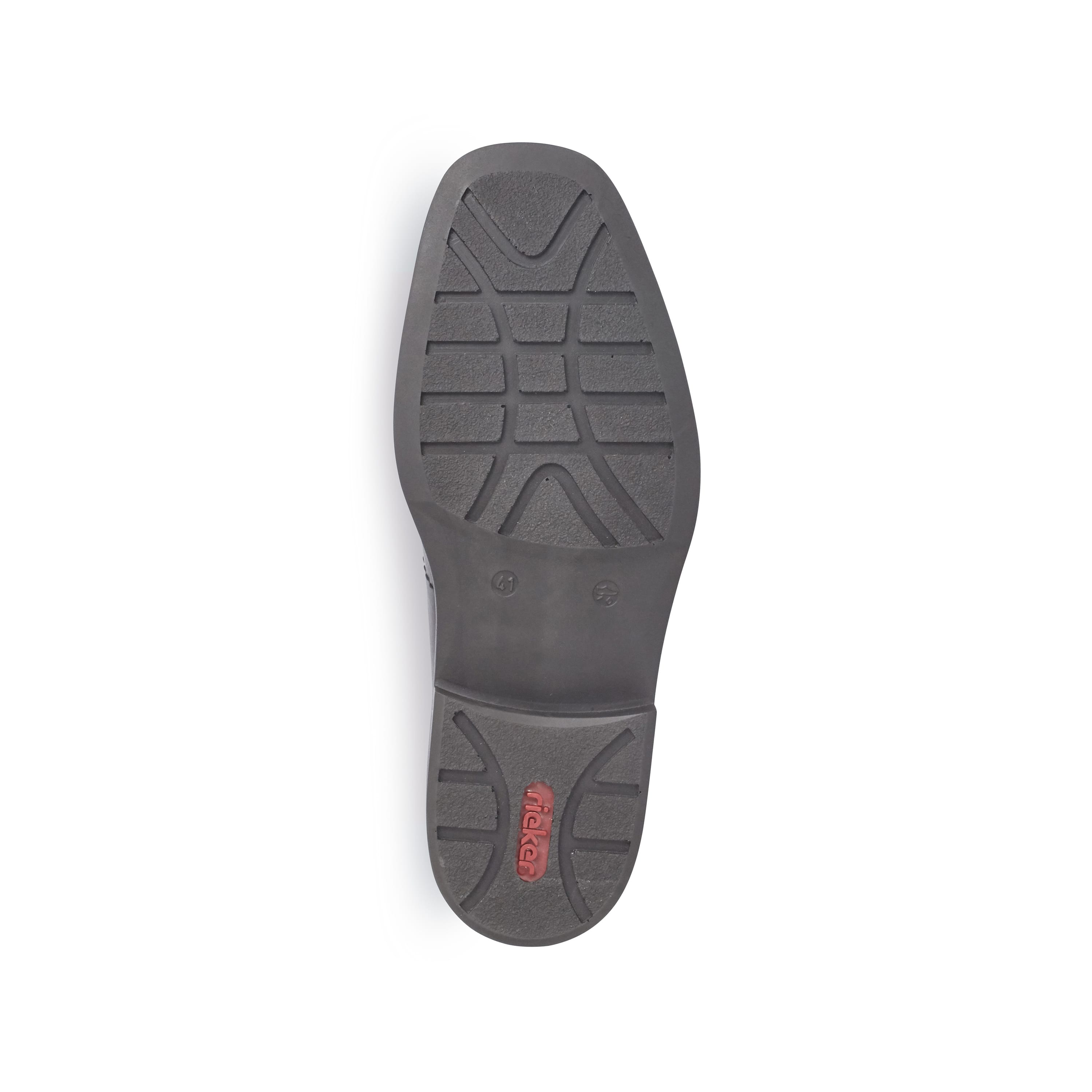 Rieker Herren Schnürschuhe glanzschwarz