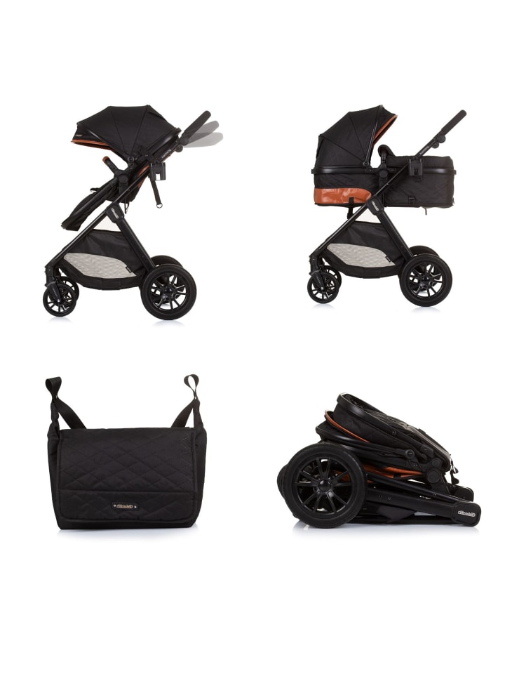 Chipolino Kinderwagen Harmony 2 in 1 in schwarz günstig kaufen onesize