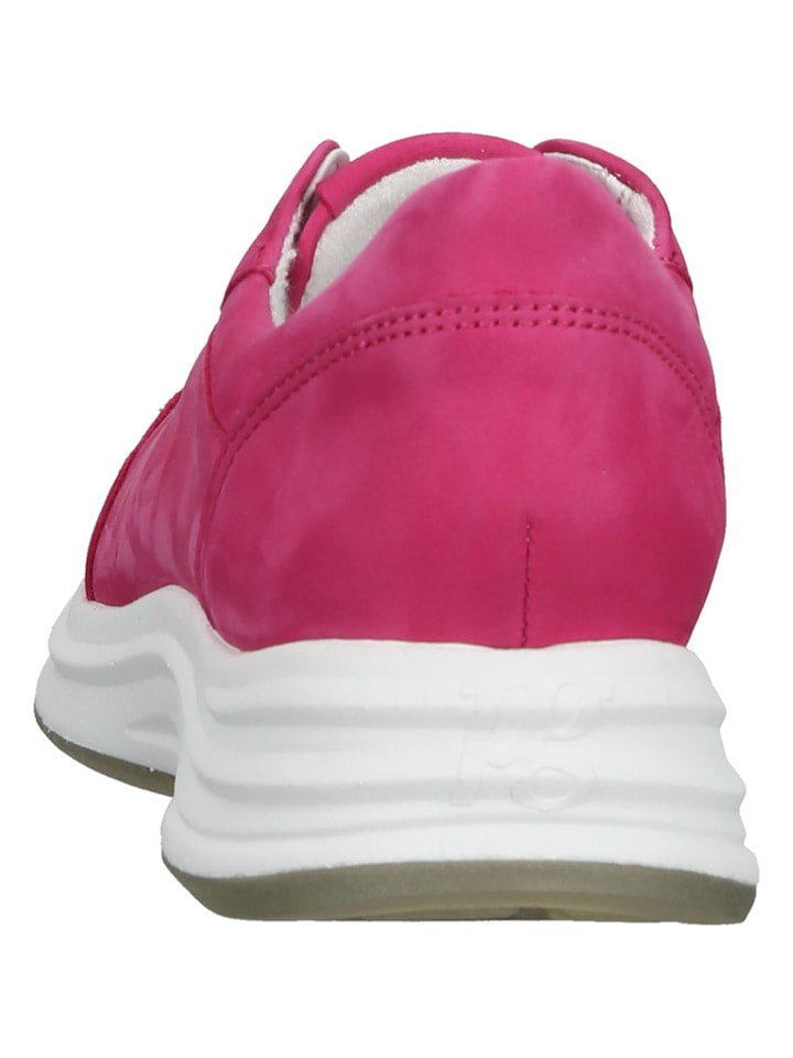Paul Green Leder-Sneakers in Pink/ Weiß günstig kaufen