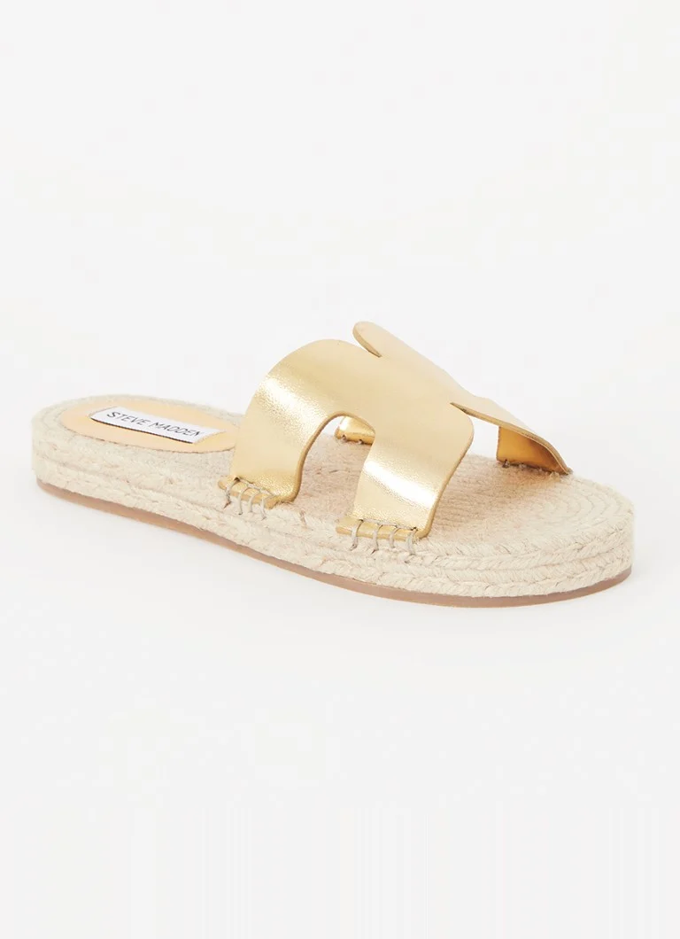 Steve Madden Cheer Up slide with leather details