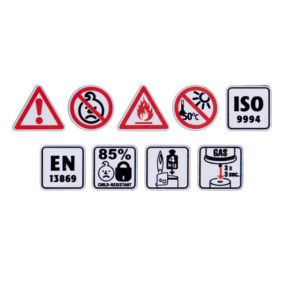 Sturmfeuerzeug Rubber Laser LOGO schwarz