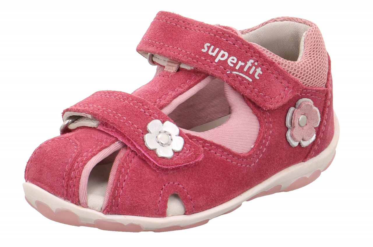 FANNI - Pink/RosaSandale mit Klettverschluss