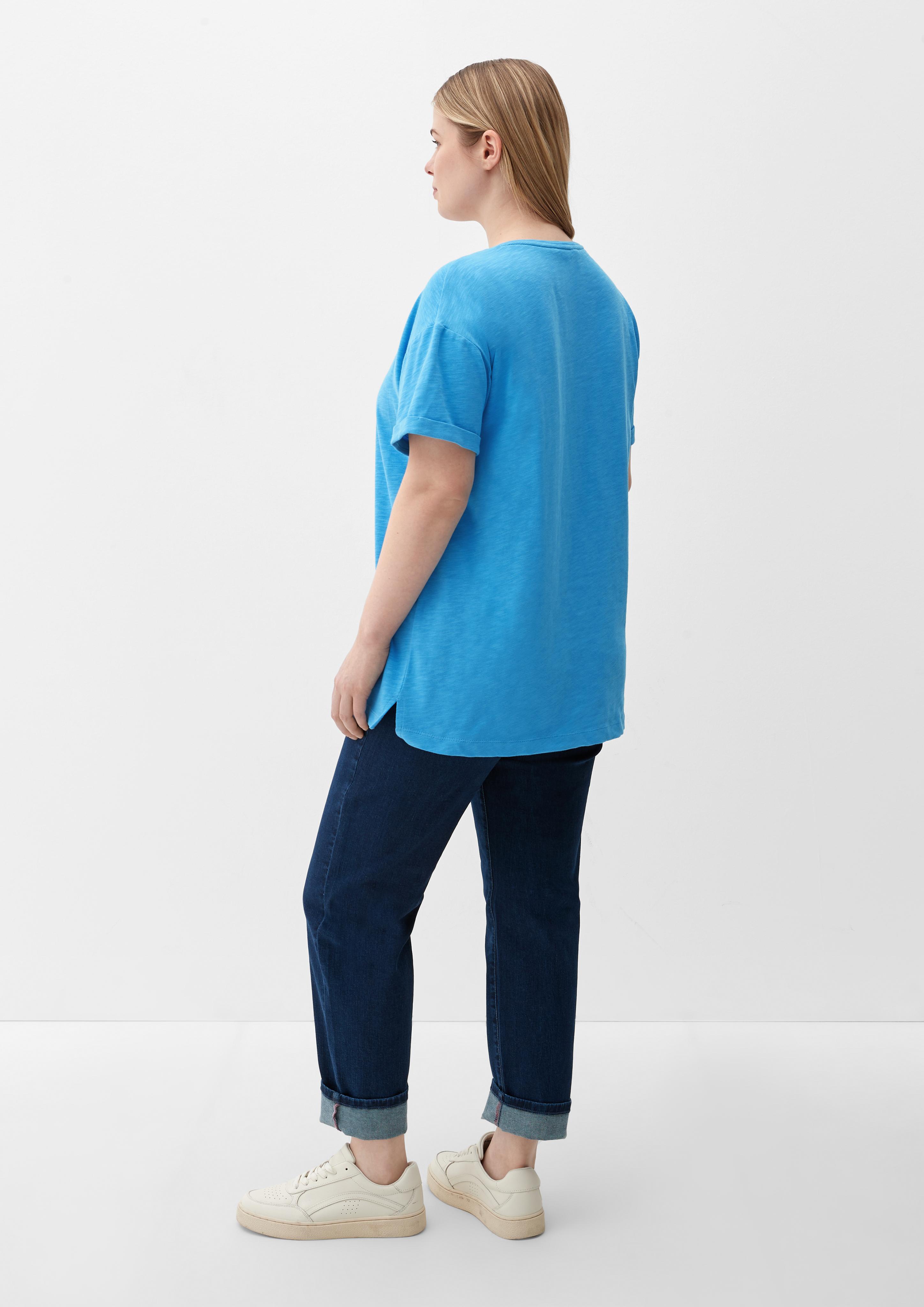T-Shirt mit Knopfleiste  2129825-5501
