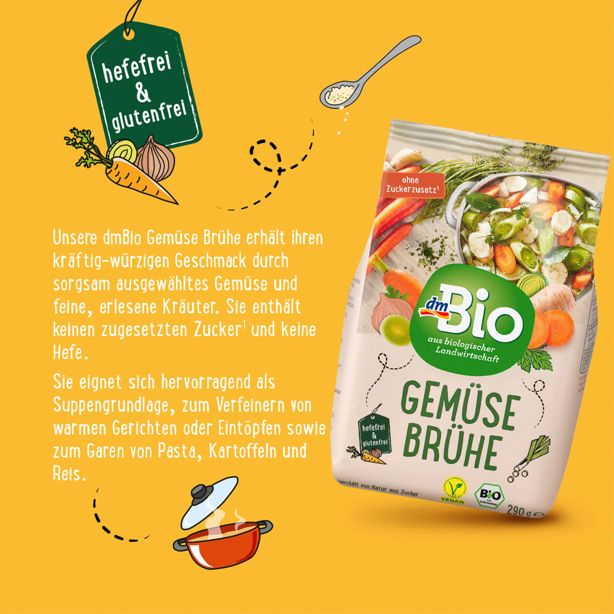 Gemüsebrühe, 290 g