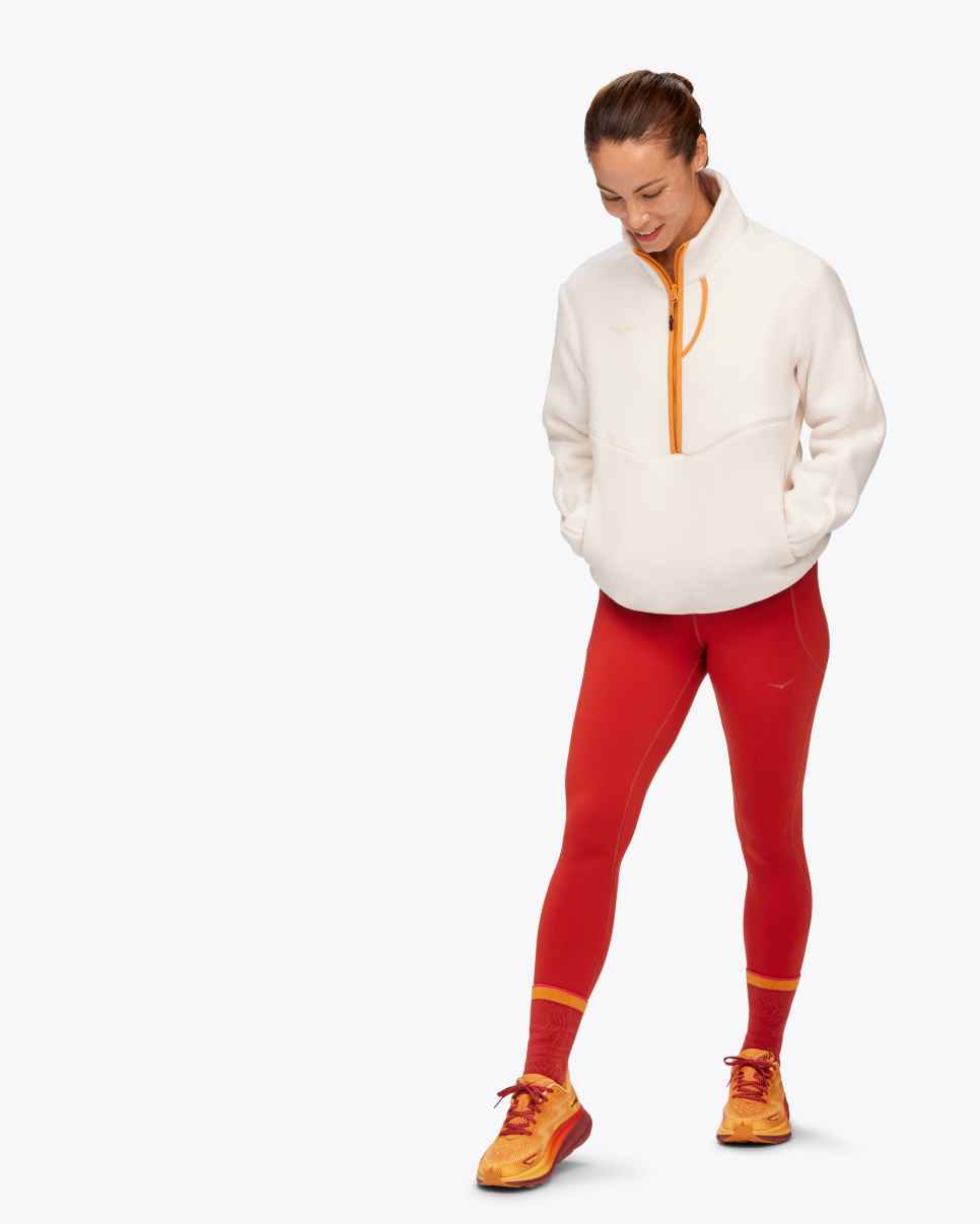 Ridgetop Fleece med halv glidelås Eggnog