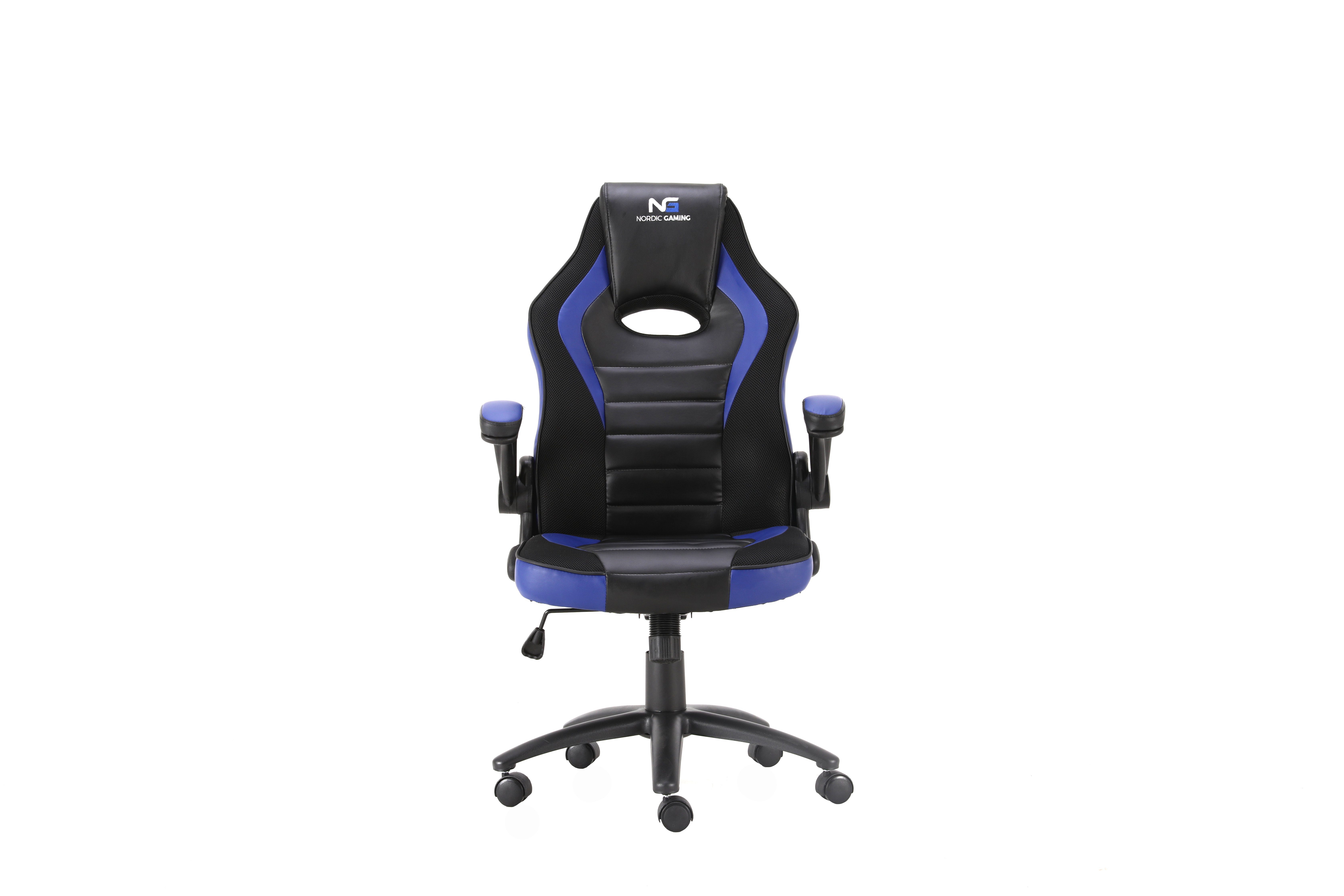 ebuy24 Gaming-Stuhl Nordic Gaming Charger V2 Gamin Stuhl schwarz, blau (1 St)