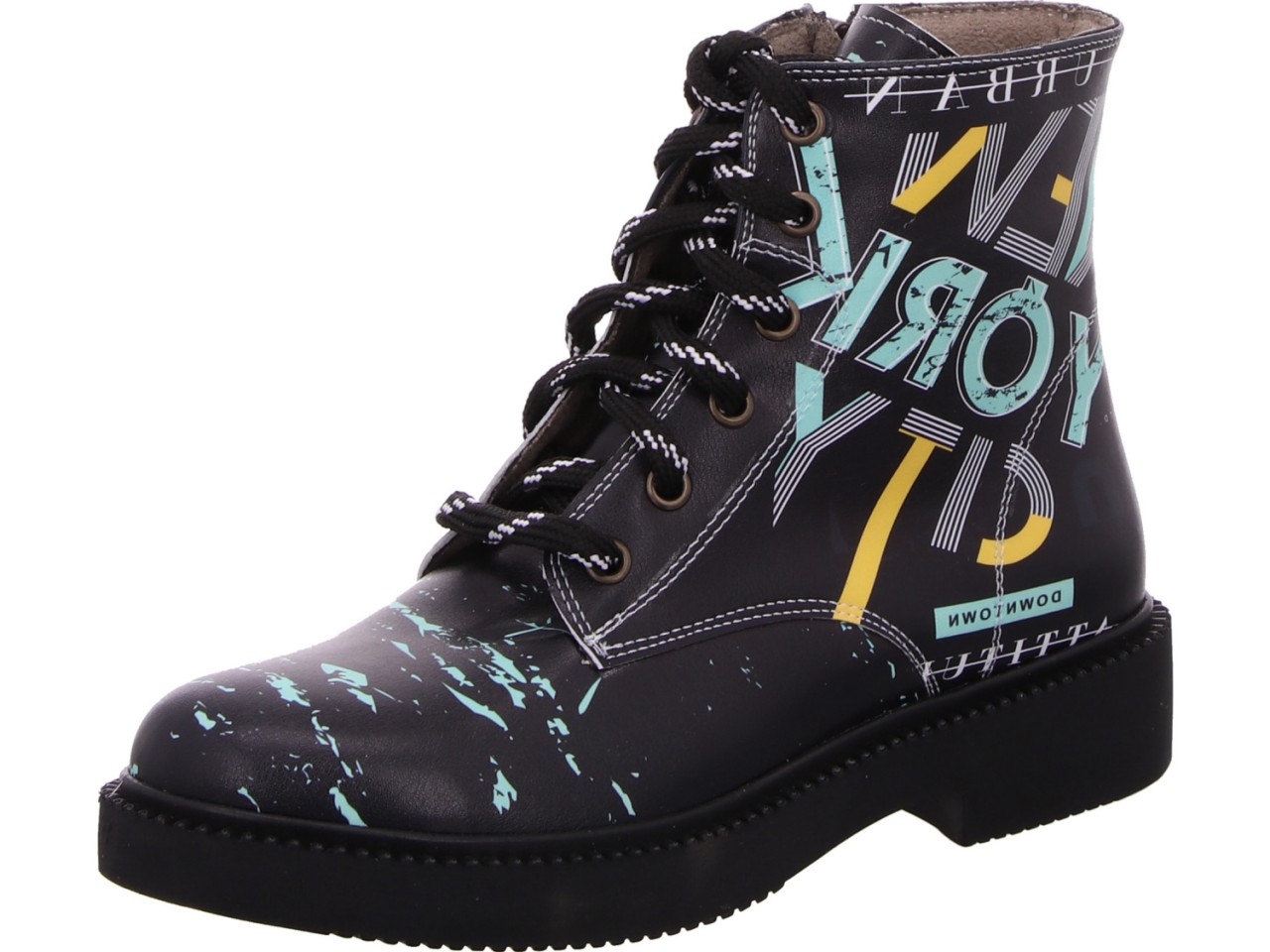 DIVERSE Winterstiefel schwarz NEW YORK CITY