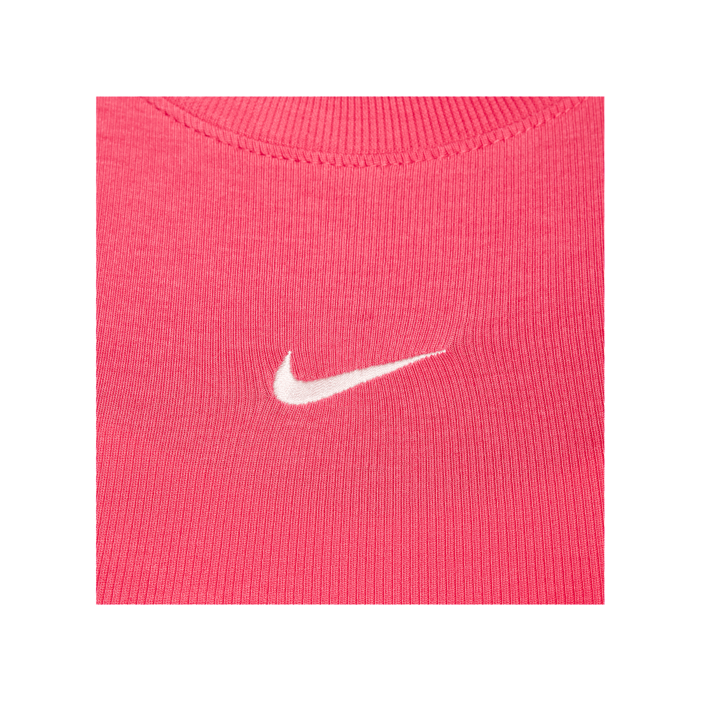 Nike Essential Rib Crop Tanktop Damen Pink F629