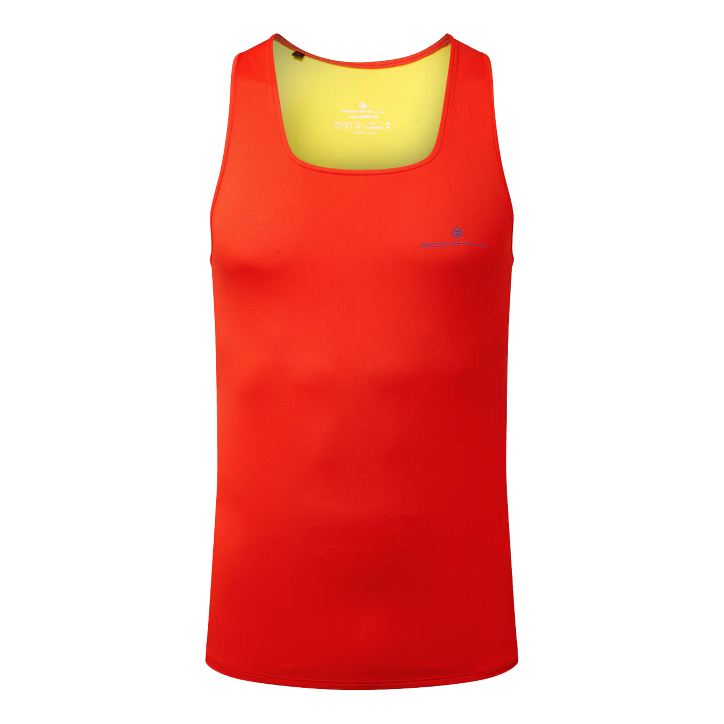 Tech Revive Racer Tank-Top Herren - Rot, Gelb