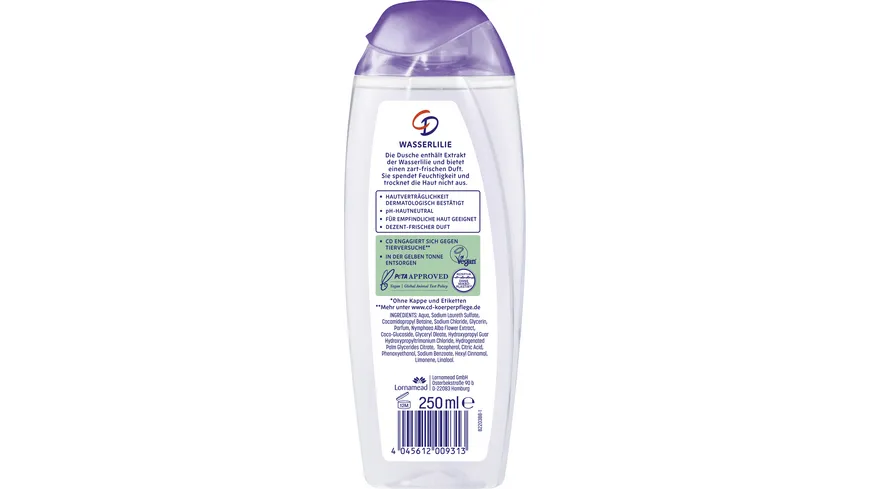CD Dusche Feuchtigkeit Wasserlilie 250 ml