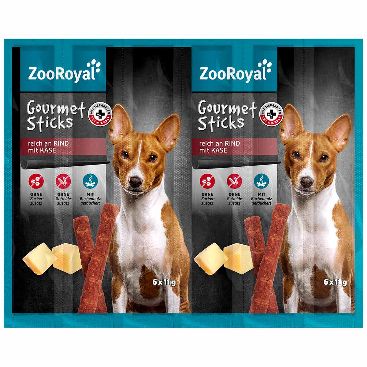 ZooRoyal Gourmet Sticks Mega Mixpaket 25x6x11g