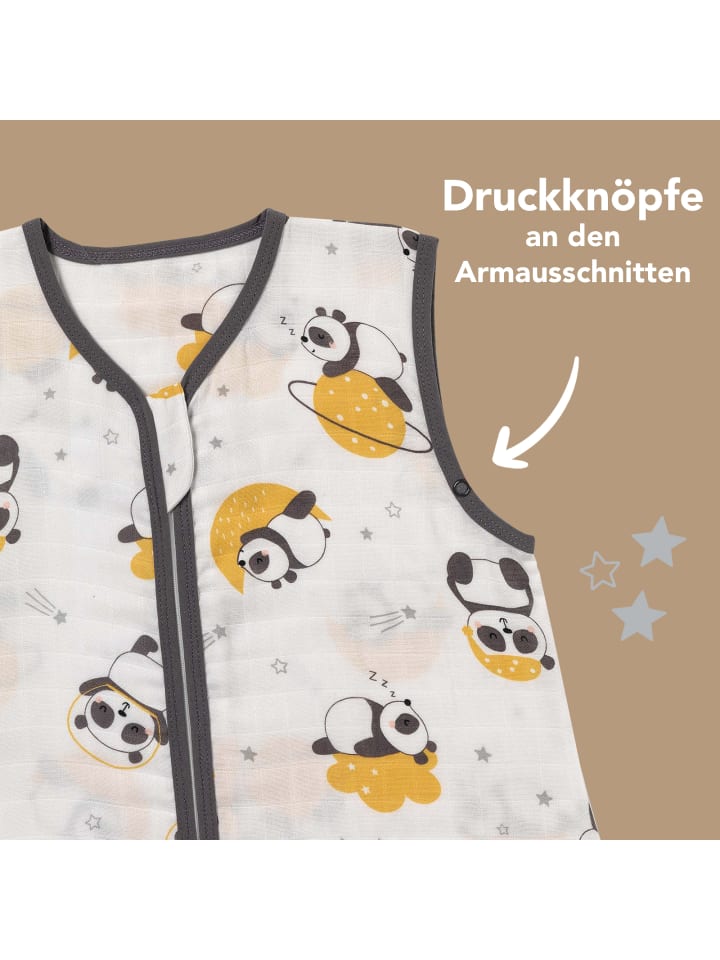 Schlummersack Musselin Babyschlafsack, 0.5 TOG in Gold günstig kaufen
