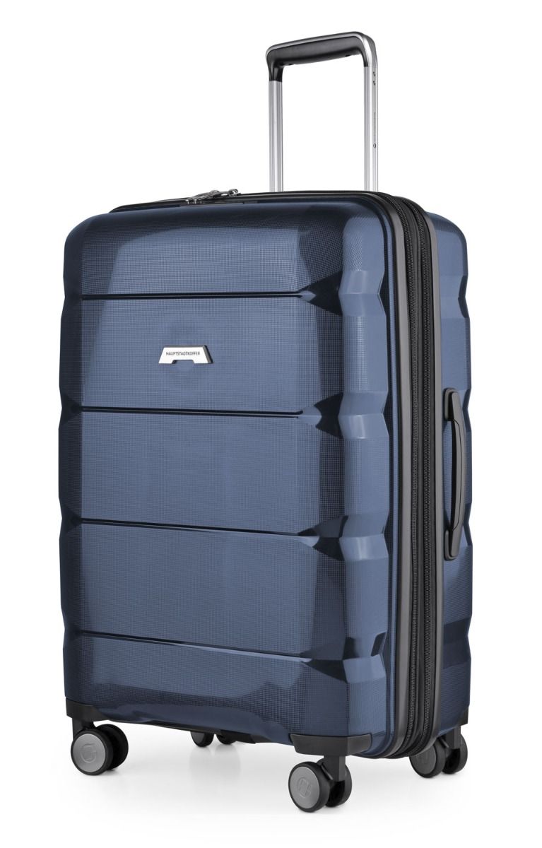 Britz - suitcase hard case trolley, TSA, 75 cm, 115 liters dark green