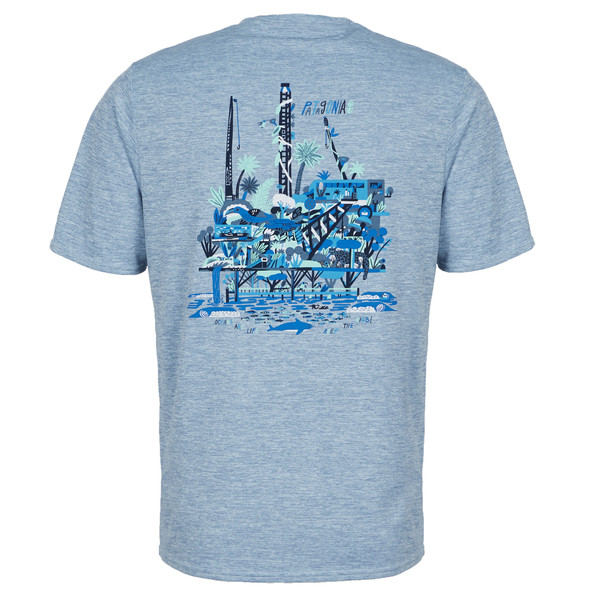 M' S CAP COOL DAILY GRAPHIC SHIRT - WATERS Herren - Funktionsshirt