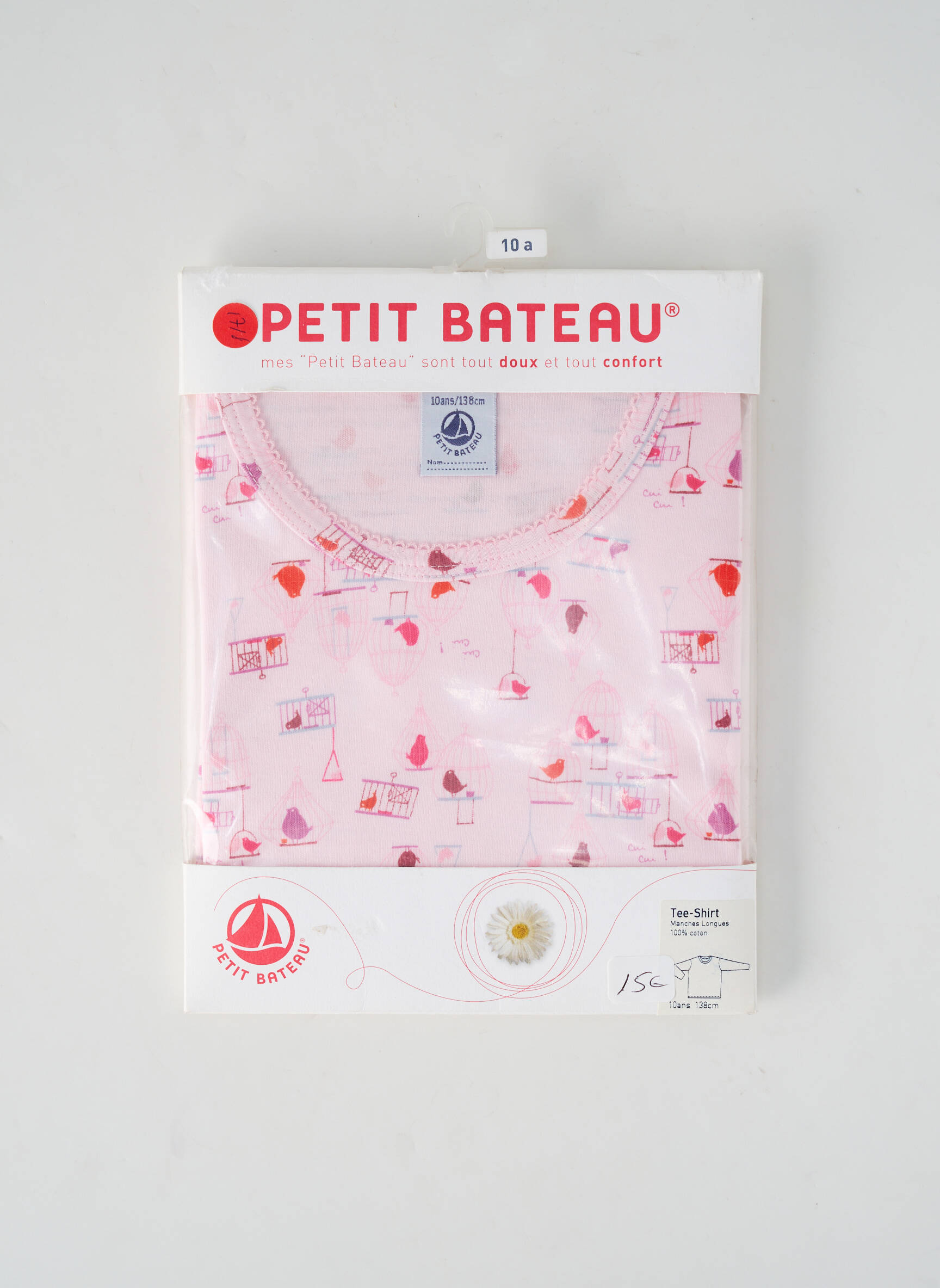 Petit Bateau Tshirts Fille couleur rose