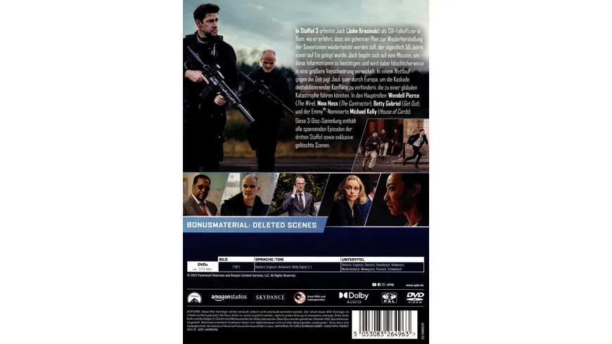 Tom Clancy's Jack Ryan - Staffel 3  [3 DVDs]