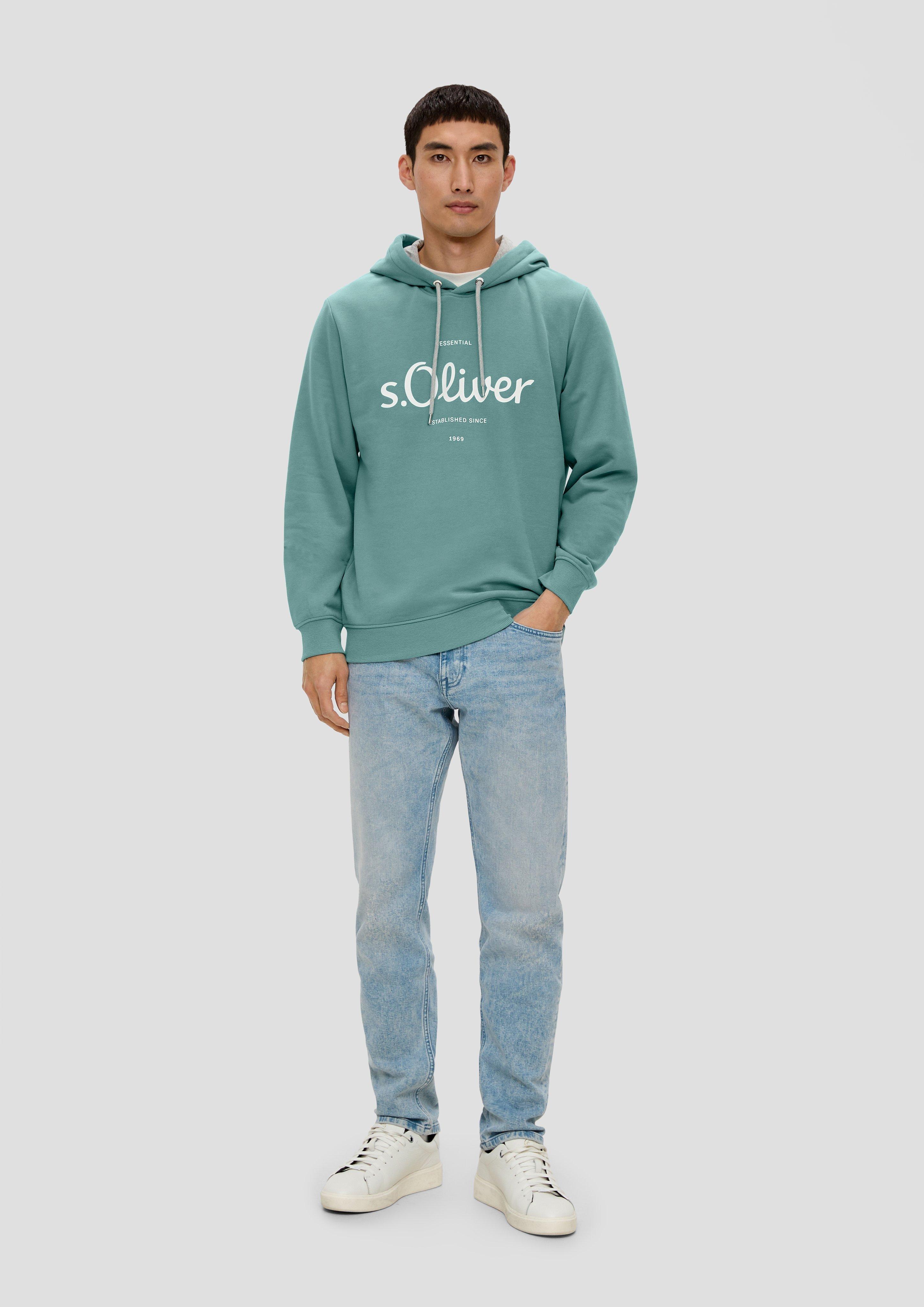 Sweatshirt mit gummiertem Label-Print  2138654-65D1