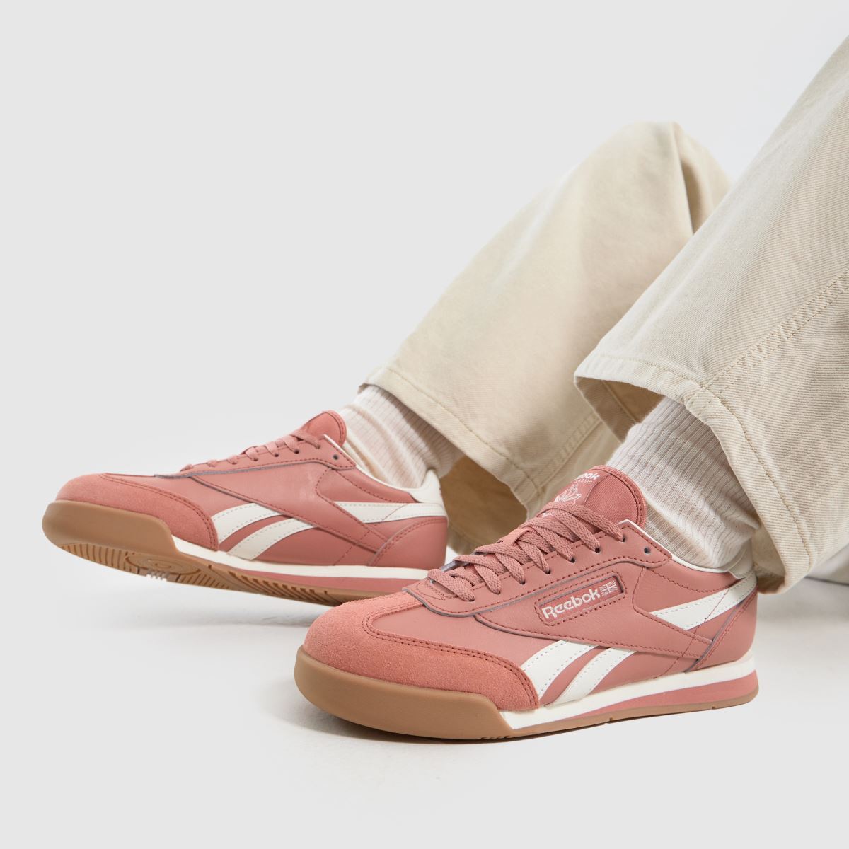 Reebok campio xt sneakers i ljusrosa