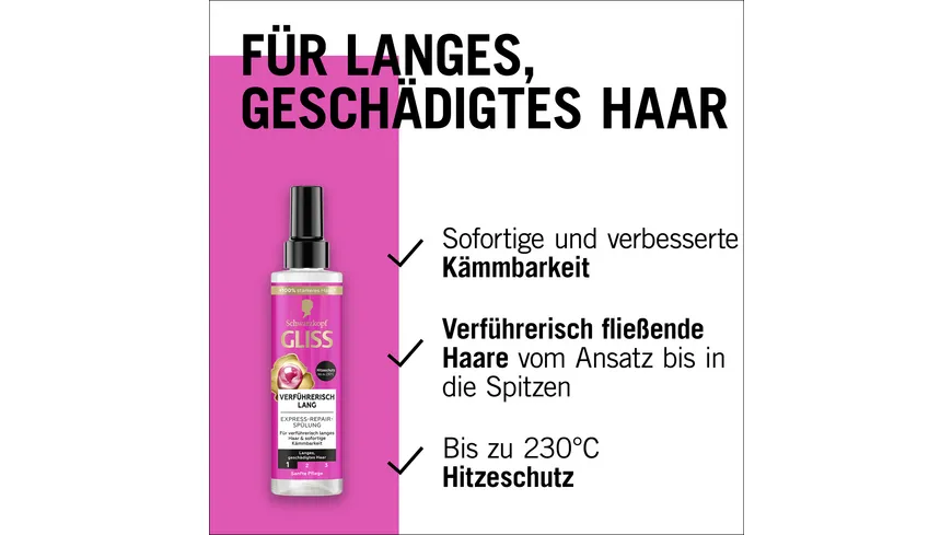 GLISS Express-Repair-Spülung Verführerisch Lang 200 ml 200 ml