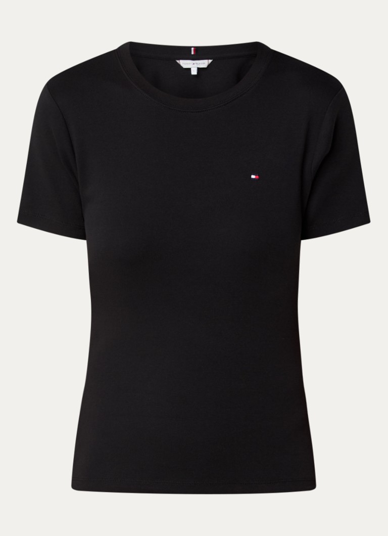 Tricou Tommy Hilfiger Cody cu logo brodat
