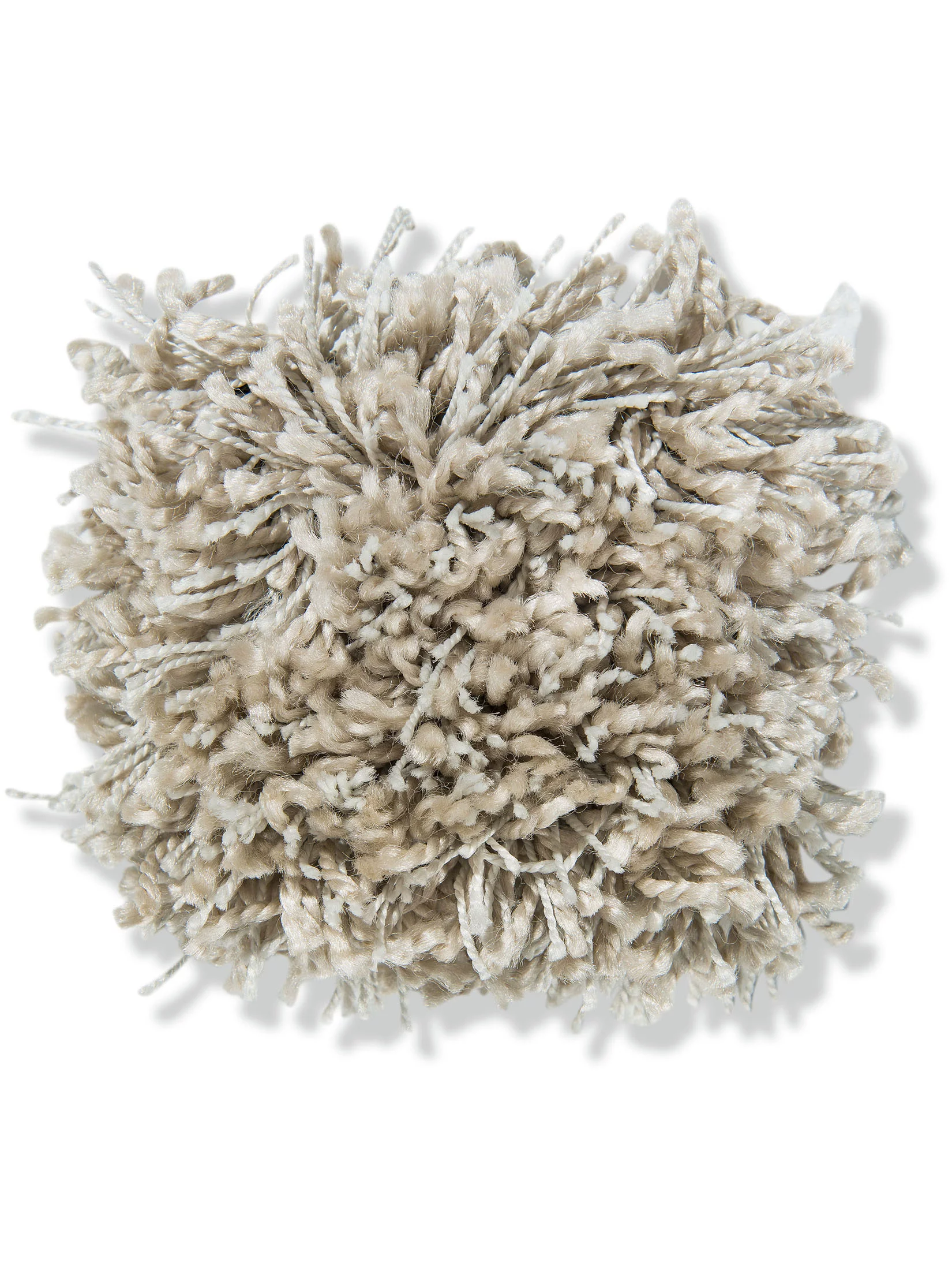 Luxury Shaggy Langflor-Teppichboden, Beige