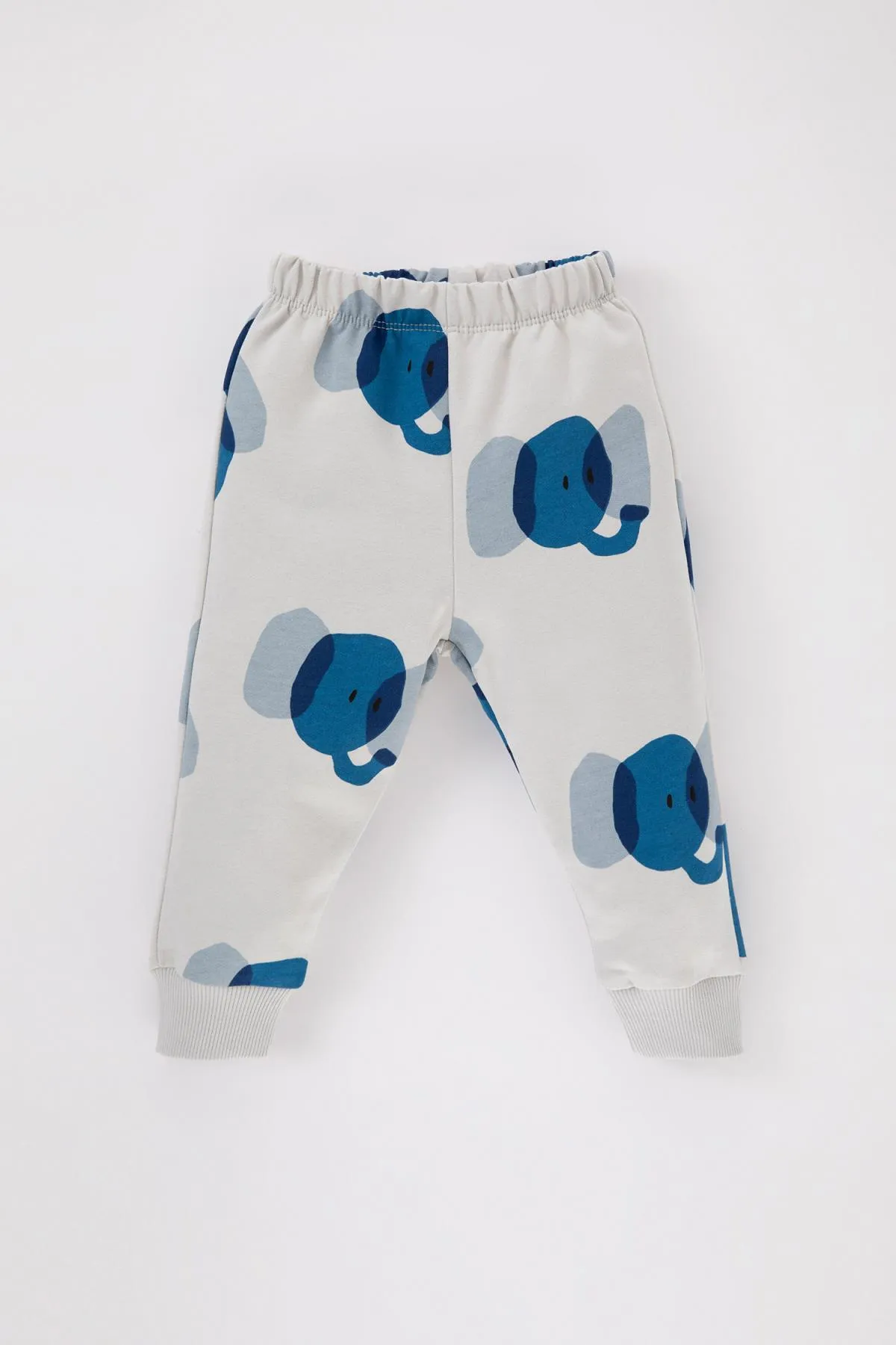 DeFacto  Gemustertes Sweatshirt-Jogginghose-Set für Babys, 2-teilig