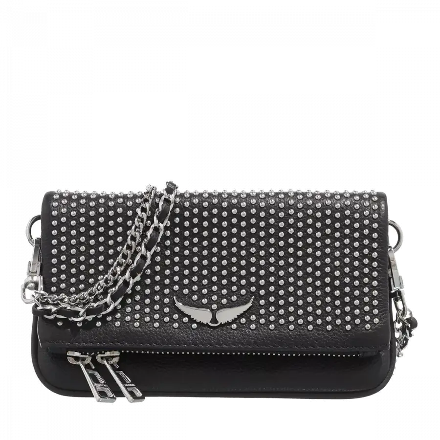 Zadig & Voltaire - Zadig & Voltaire Shoulder Bags Metallkette Black - schwarz