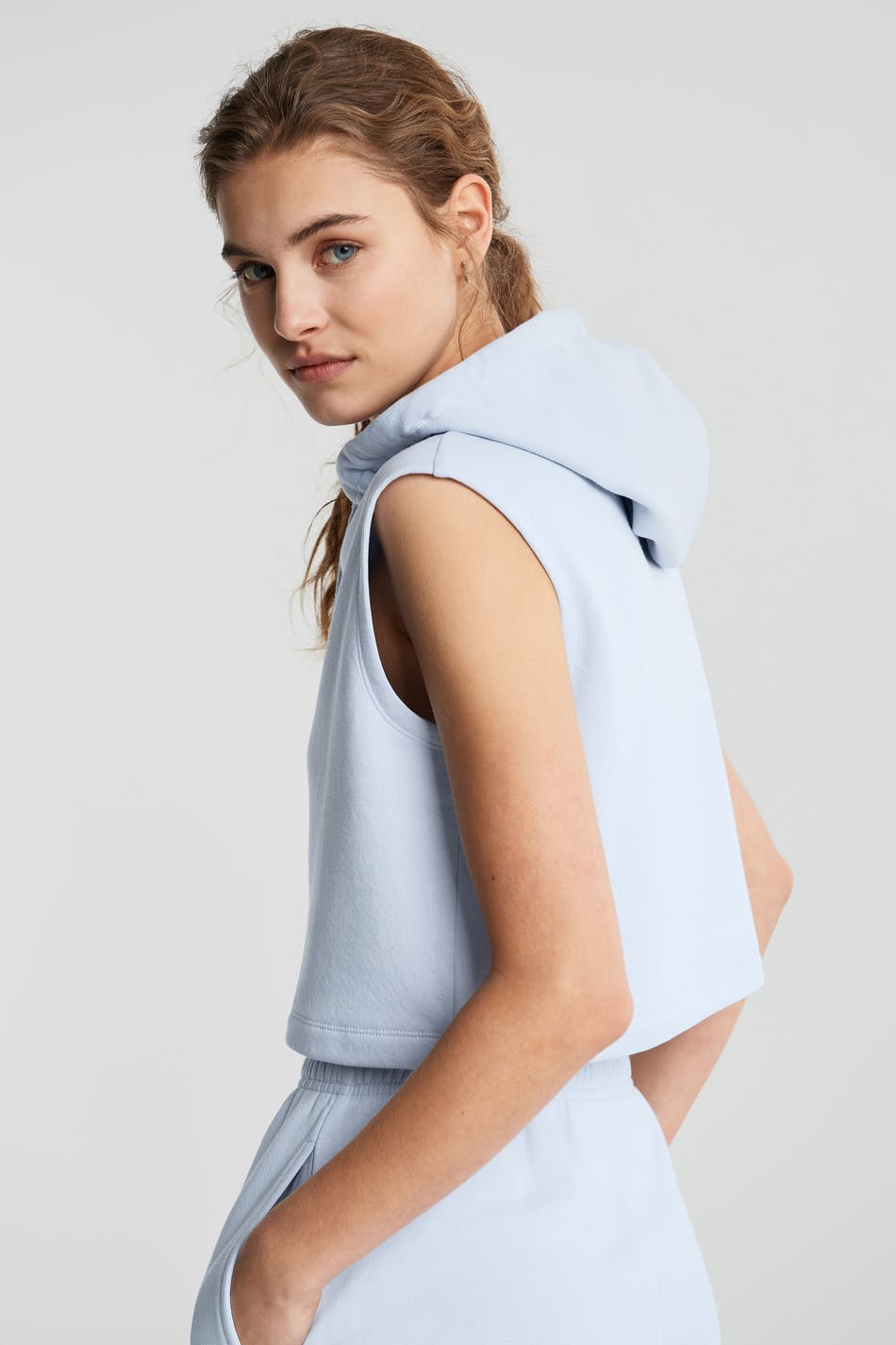 Gia sleeveless hoodie