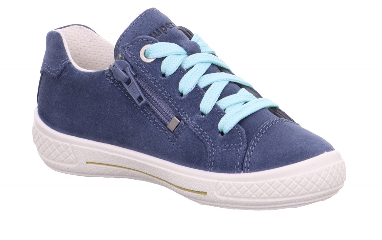 TENSY - Blau Sneaker low mit Schnürung
