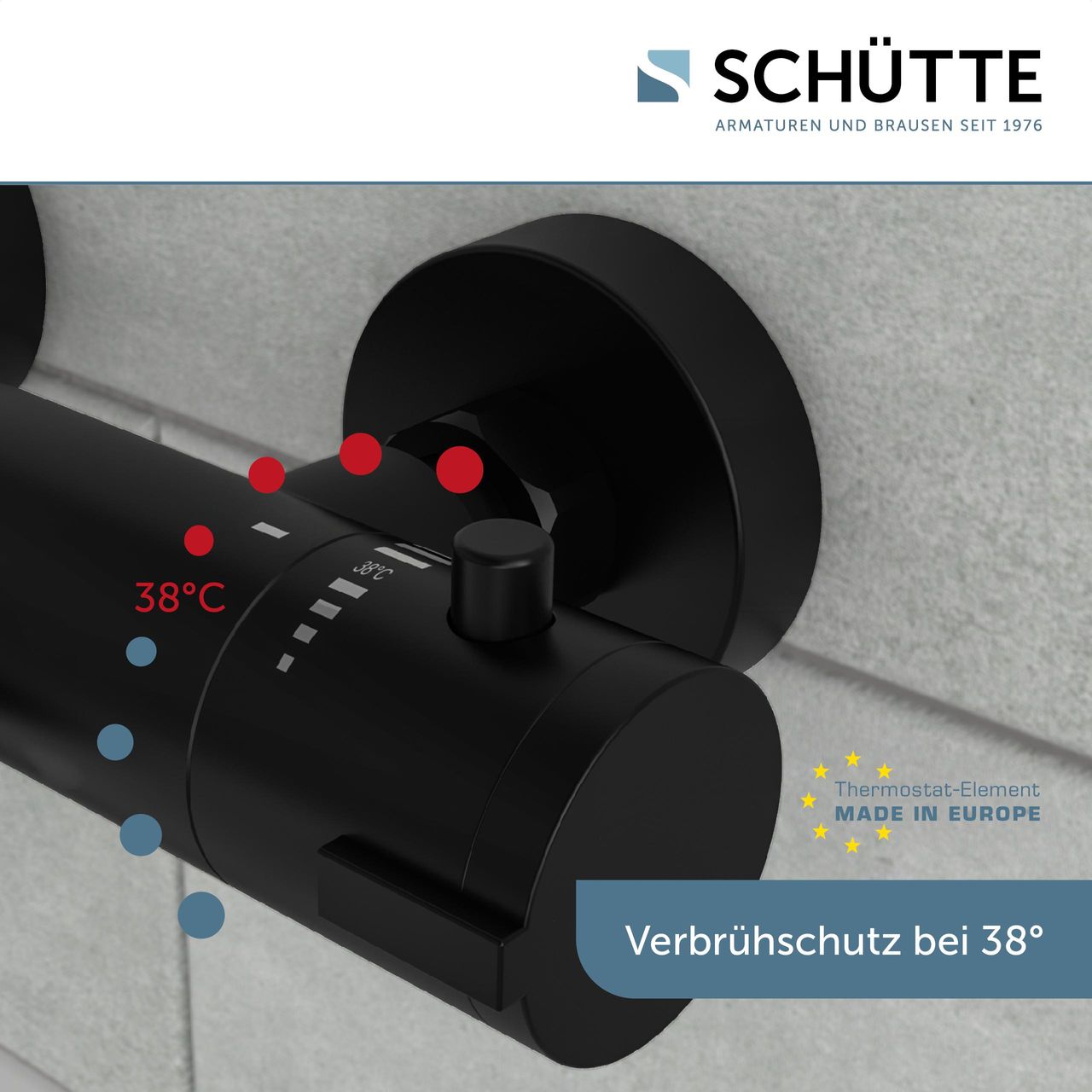 Schütte Badewannenarmatur LONDON mit Thermostat