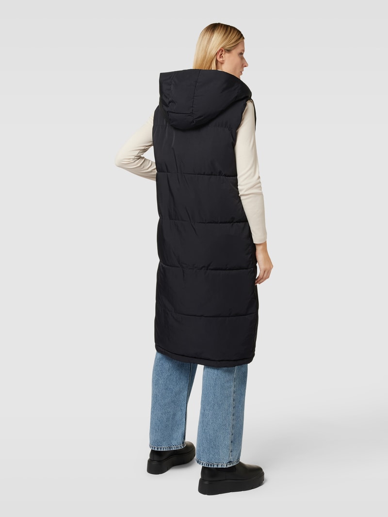 Steppweste in Two-Tone-Machart Modell 'JARIA' in schwarz