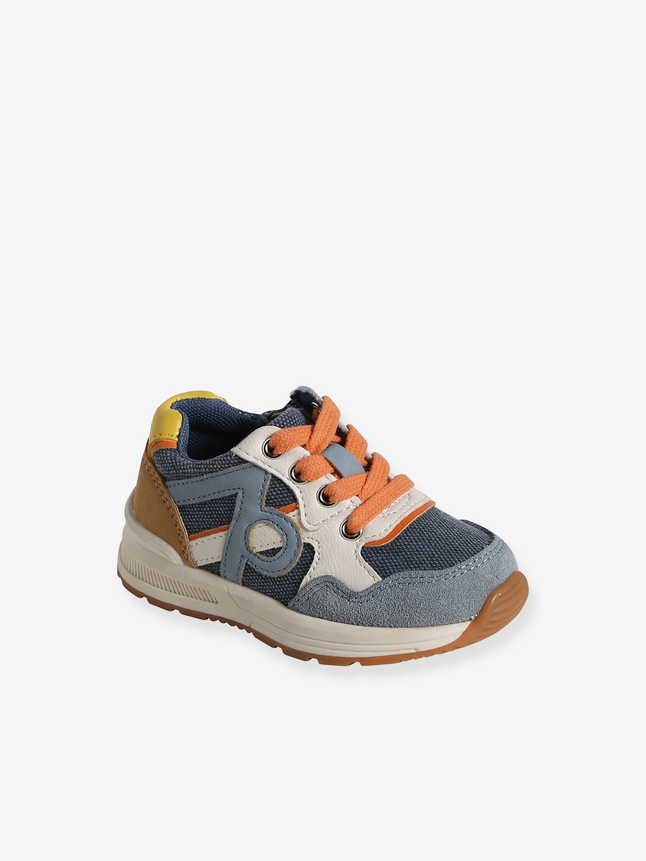 Vertbaudet Baby Sneakers mit Reißverschluss - wollweiß
