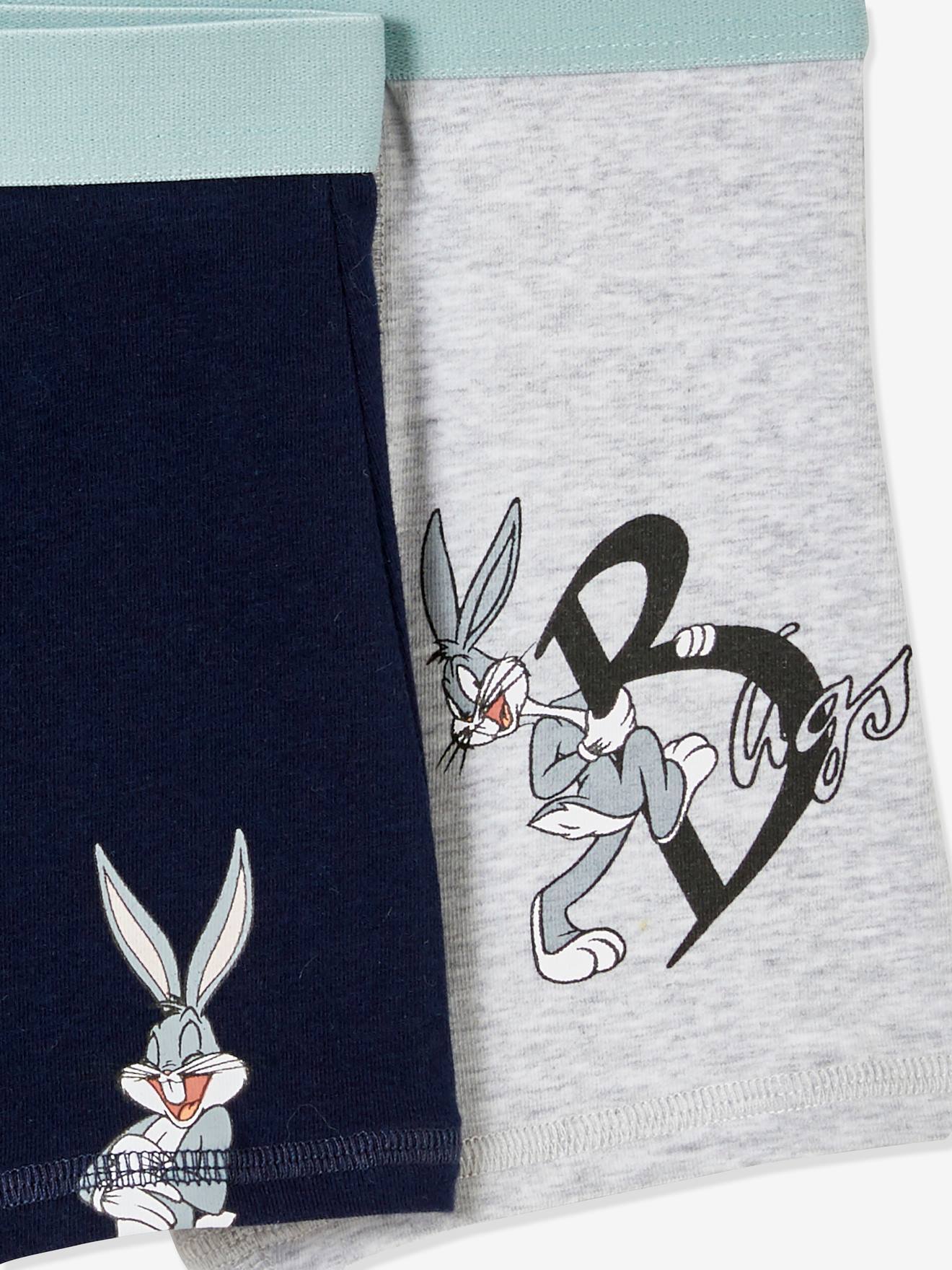 Lot de 2 boxers garçon Looney Tunes® gris