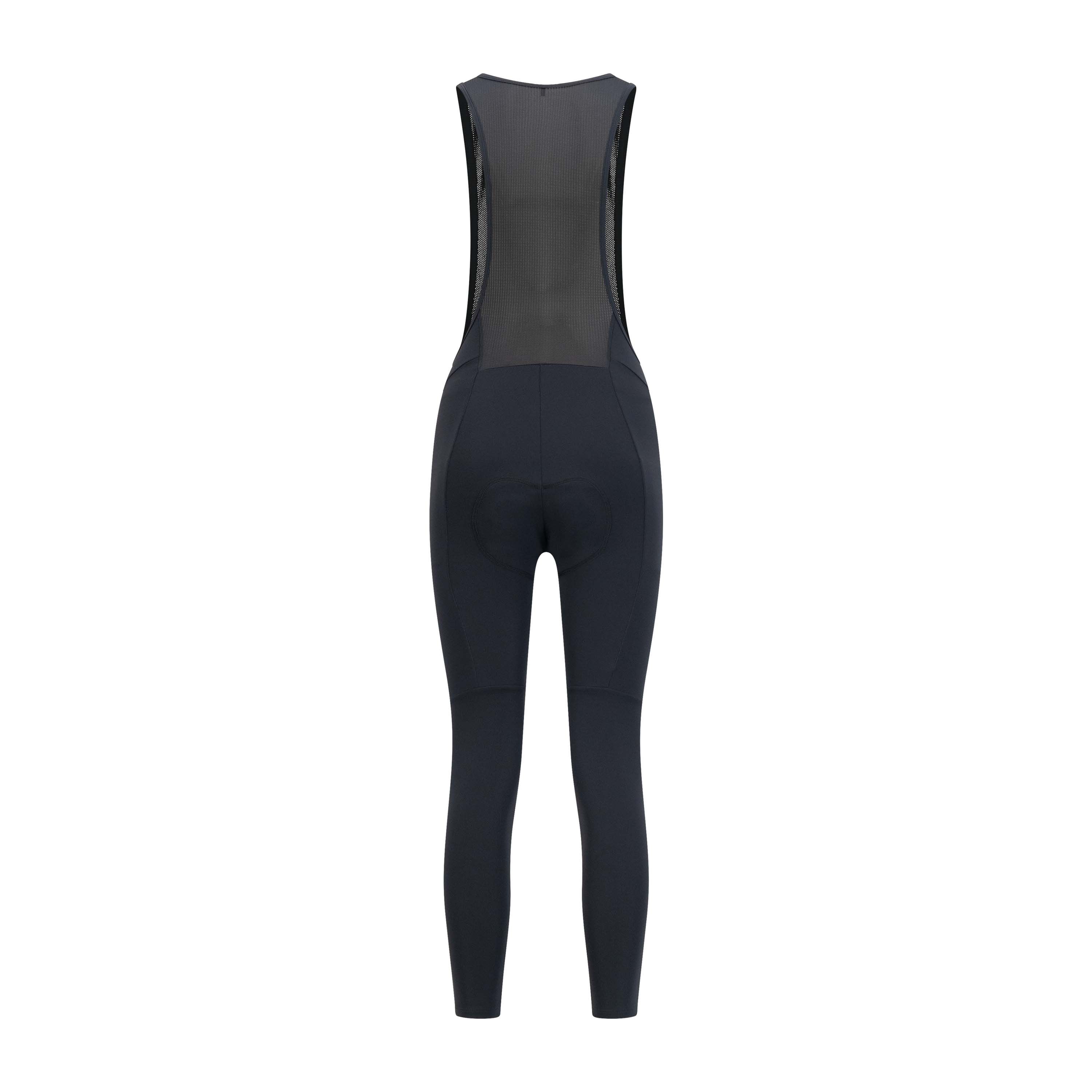 Rogelli Essential Black Damen lange Radhose mit Träger