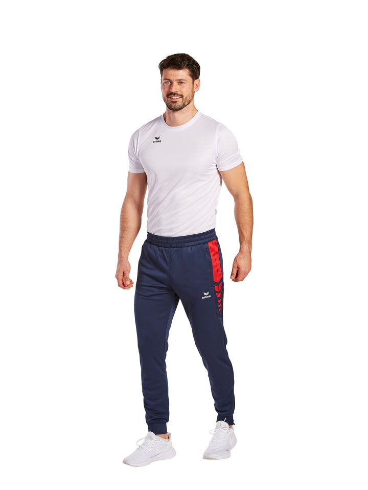 erima Six Wings Trainingshose in new navy/rot günstig kaufen