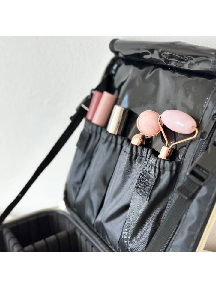 Intirilife Make Up Tasche in Marmor Optik in Gau - Weiß günstig kaufen onesize