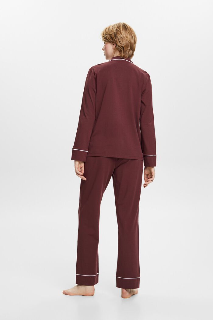 Langes Pyjama-Set aus Jersey