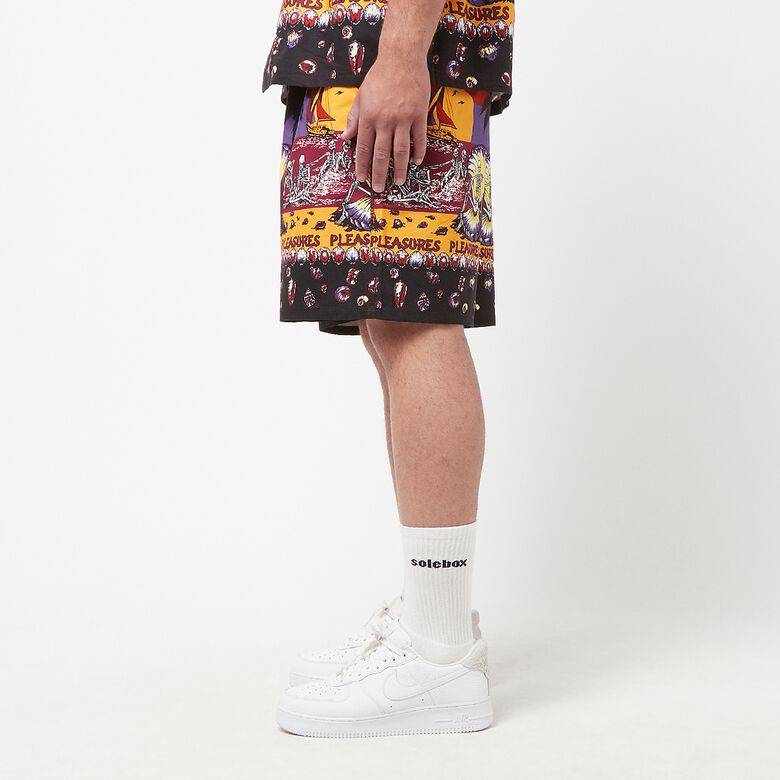 Pleasures Beach Short burgundy