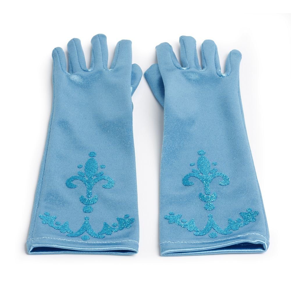 Katara Prinzessin-Kostüm Eiskönigin Elsa Handschuhe oder Diadem Bundle, Elsa, Cinderella, Dornröschen, Prinzessin, Fasching Kostüm Karneval