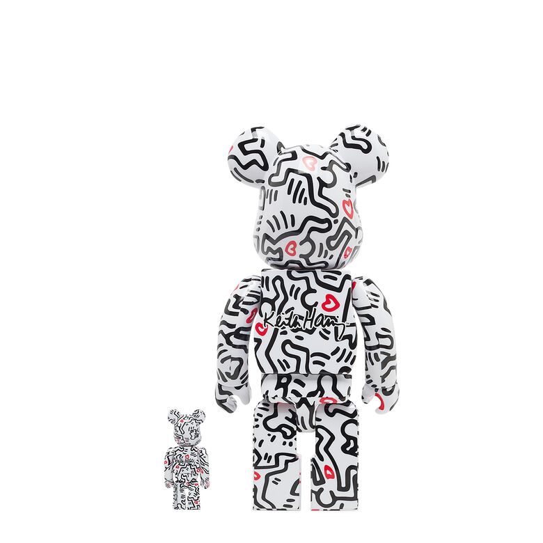 Medicom Bearbrick Keith Haring #8 100% & 400% multicolor