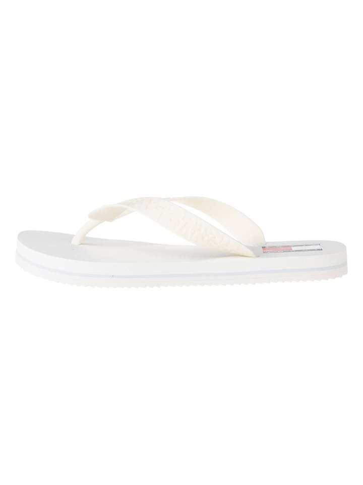 Tommy Hilfiger Shoes Zehentrenner in Creme günstig kaufen 40