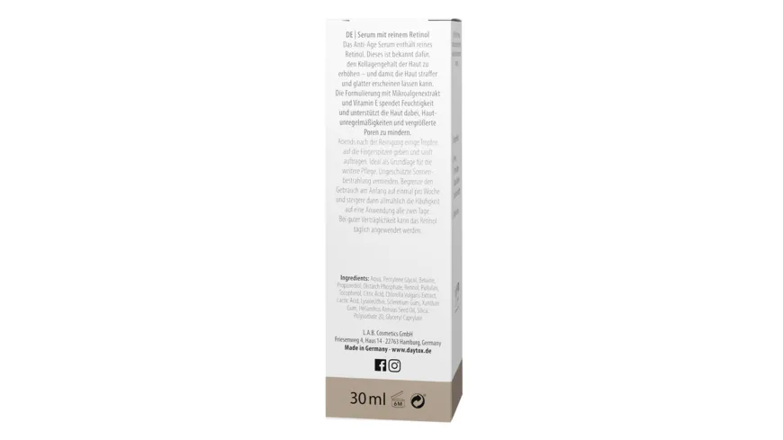 Daytox Retinol Serum 30 ml