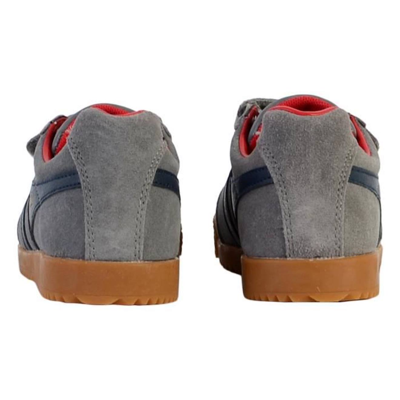 Basket Gola Enfant Harrier Velcro gris