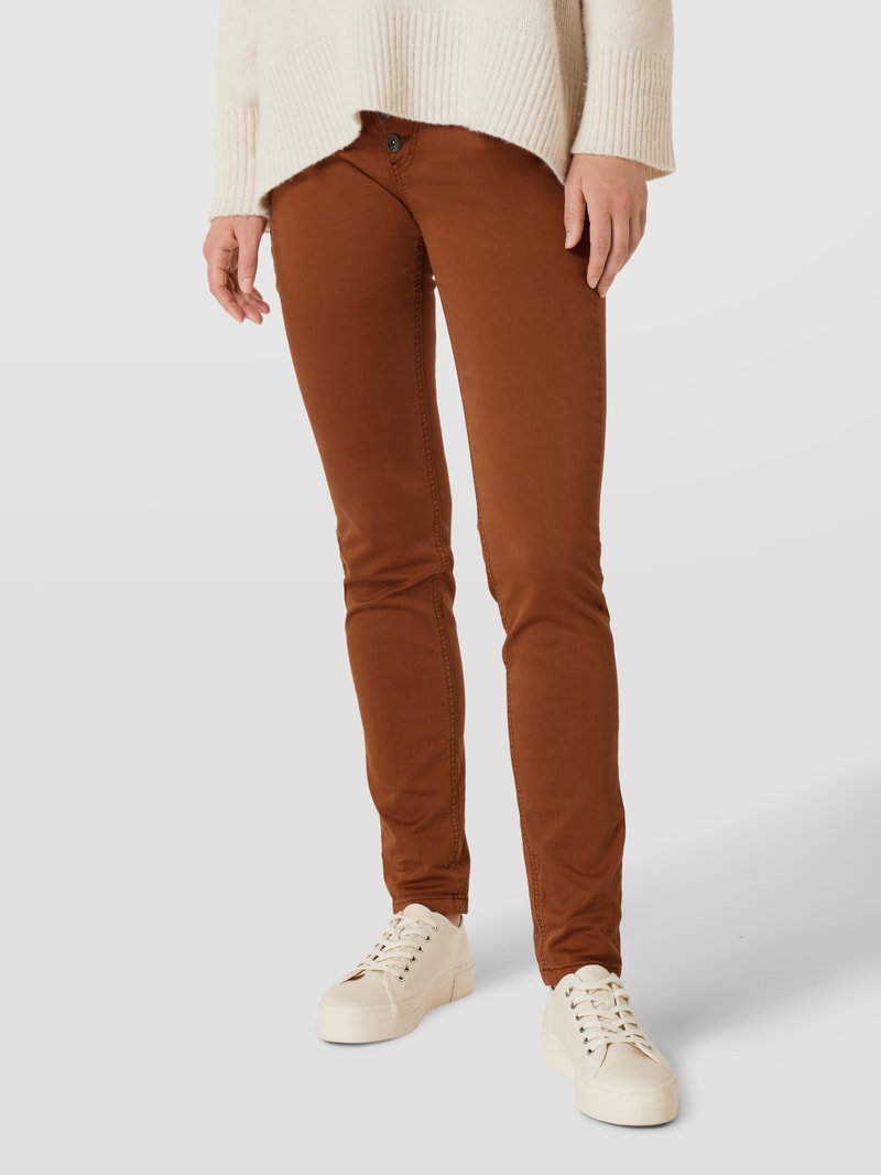 Hose im 5-Pocket-Design Modell 'MALIBU' in cognac
