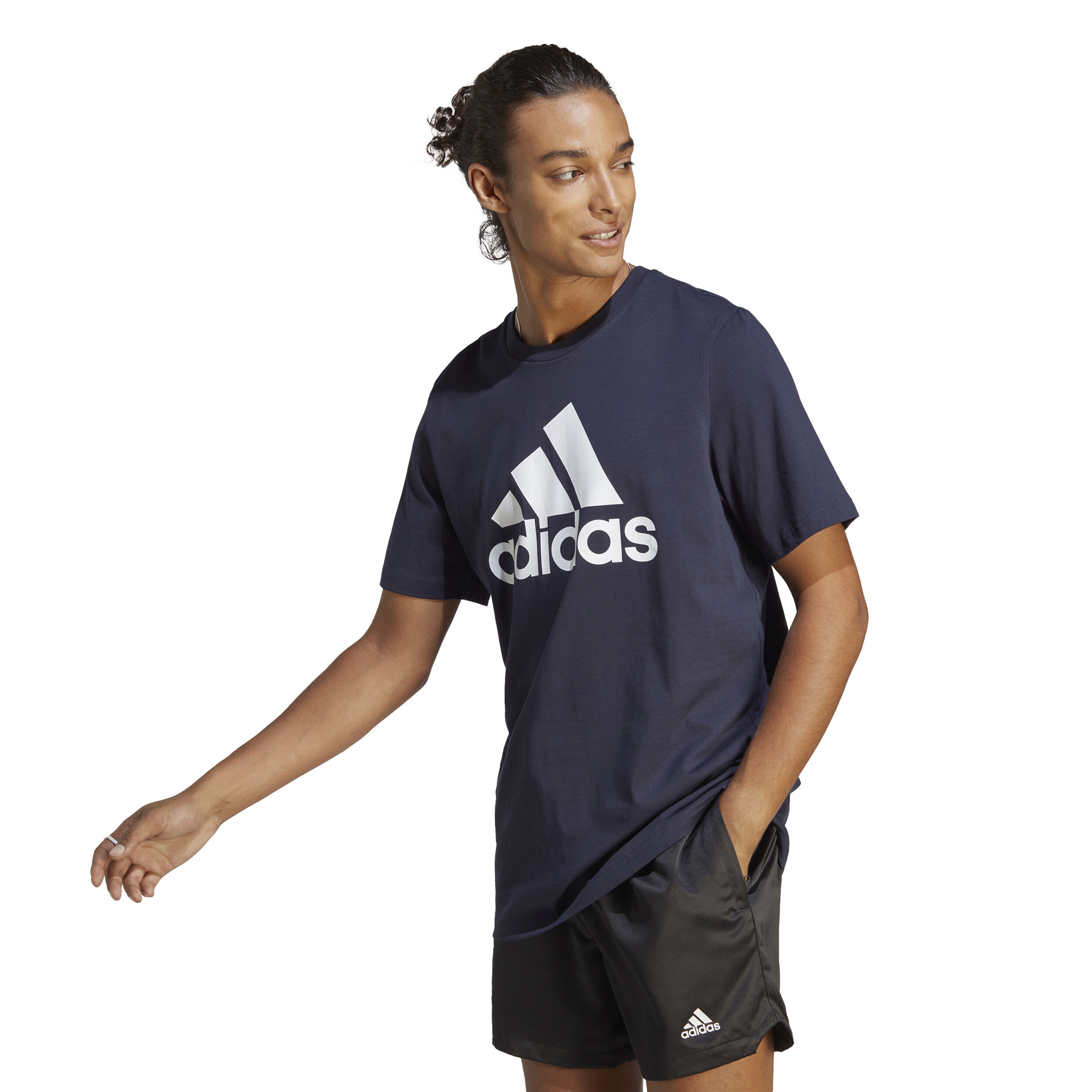 Big Logo T-Shirt Herren - Schwarz, Weiß