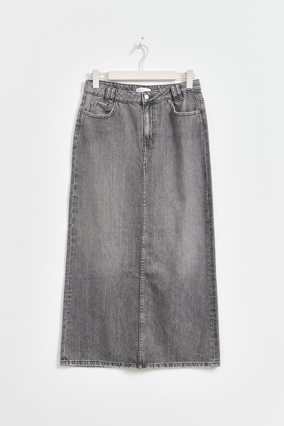 Y2k long denim skirt