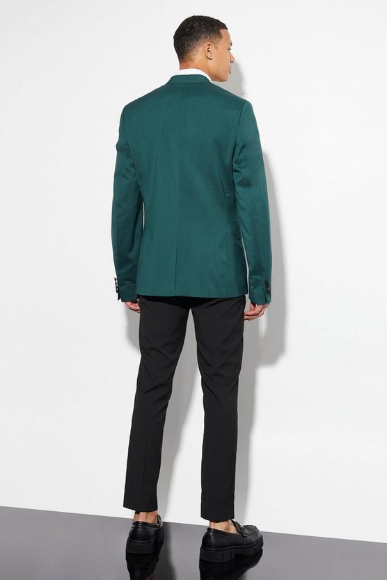Tall einreihige Skinny Smoking-Anzugjacke