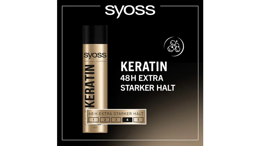 syoss Haarspray Keratin Haltegrad 4 400 ml