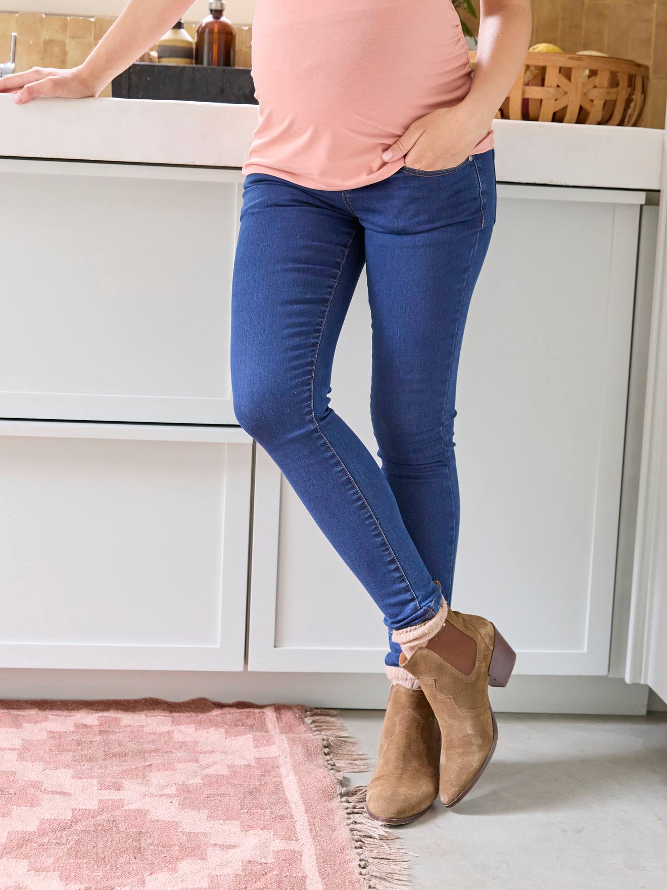 Jean skinny de grossesse stone
